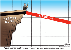 GOING OVER FISCAL CLIFF HAS GRADUAL EFFECT ON ECONOMY by R.J. Matson