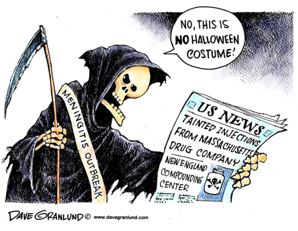 Tainted drugs and meningitis