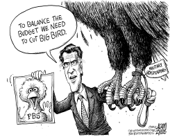ROMNEY'S BIG BIRD by Adam Zyglis