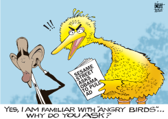 BIG ANGRY BIRD,  by Randy Bish
