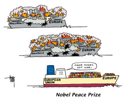 PEACE PRIZE FOR EUROPE by Arend Van Dam