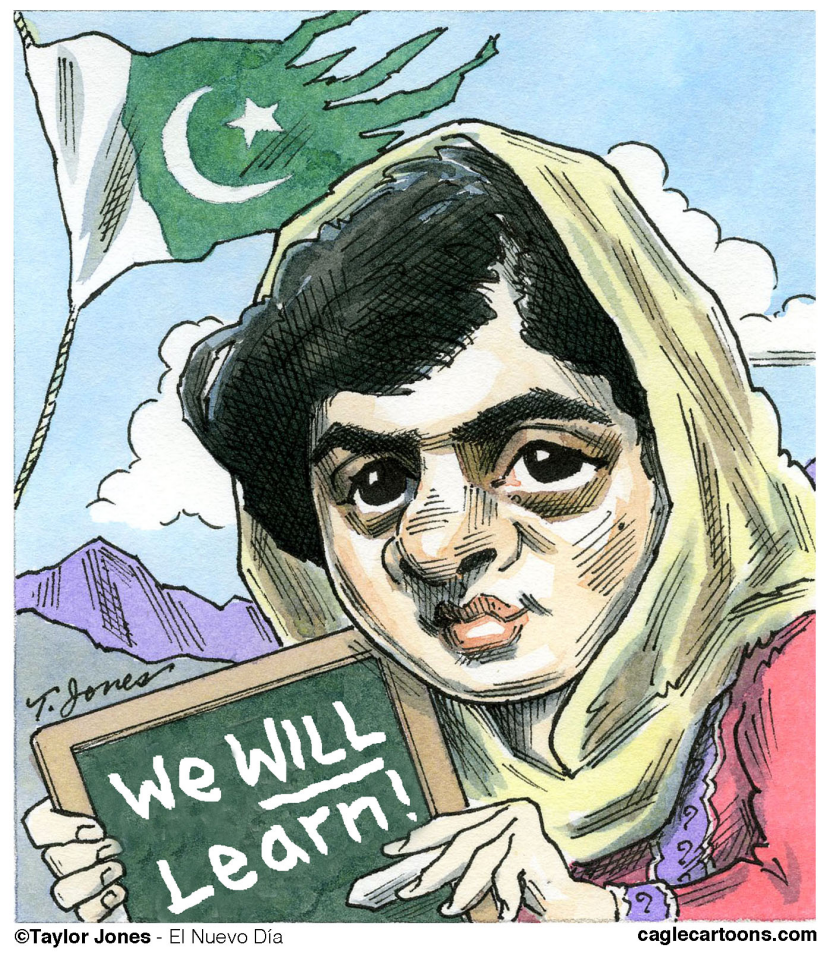 Children's advocate Malala Yousafzai - COLOR