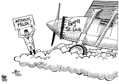 ANOTHER FAN OF FELIX, B/W by Randy Bish