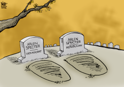 SPECTER'S TWO RESTING PLACES,  by Randy Bish