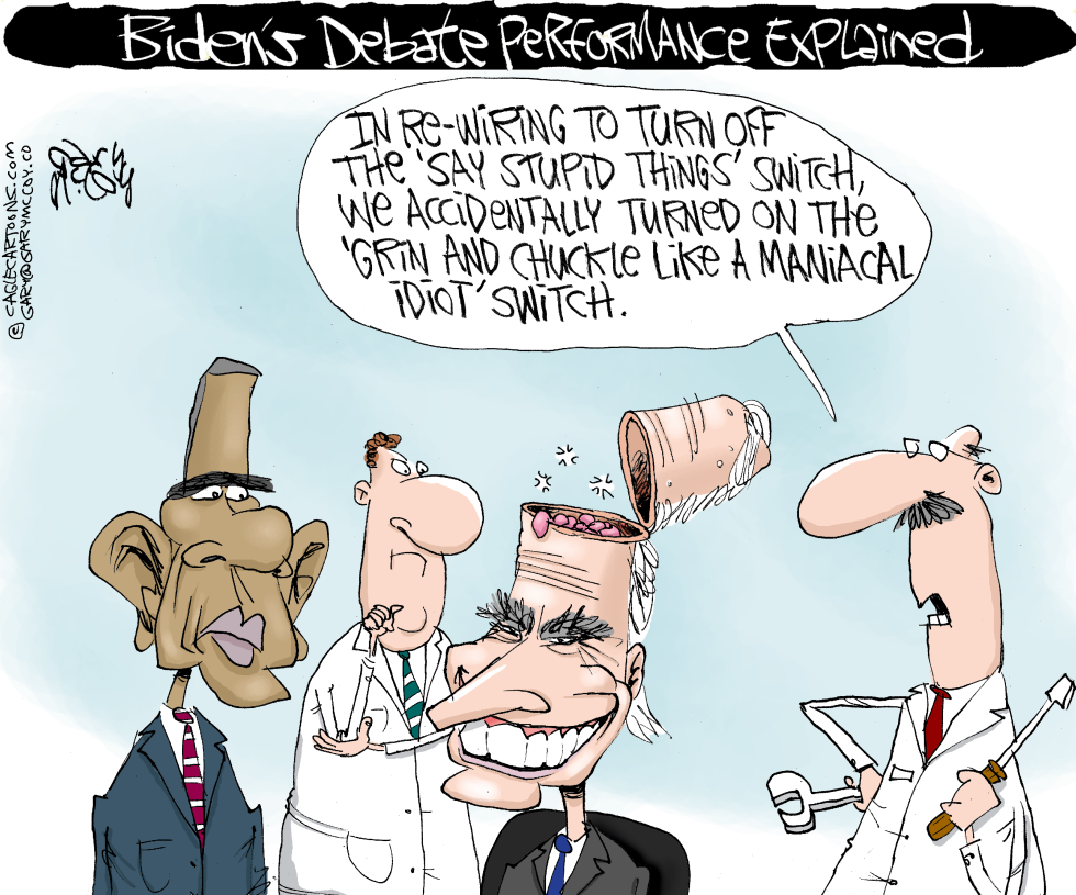  BIDEN'S LAUGHABLE DEBATE by Gary McCoy