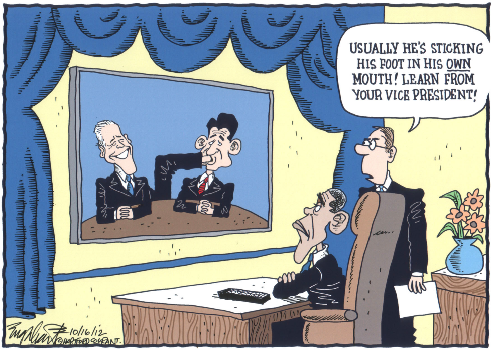  ANOTHER PRESIDENTIAL DEBATE by Bob Englehart