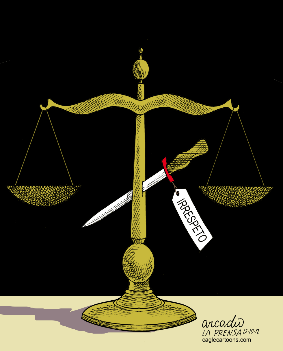 Irrespeto a la justicia