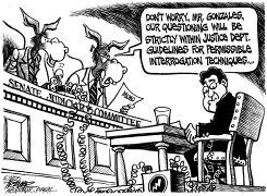 GONZALES INTERROGATION by John Trever