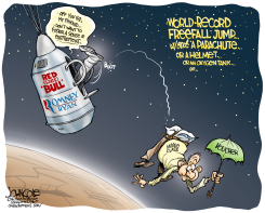 ROMNEY SPACE JUMP  by John Cole