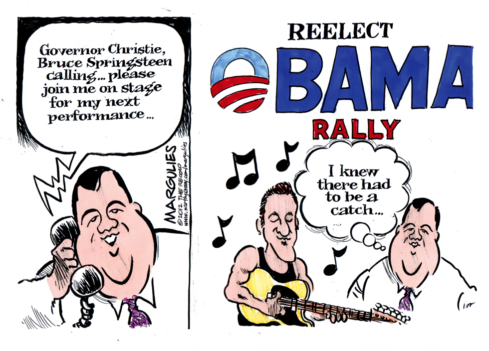 Spingsteen campaigns for Obama color