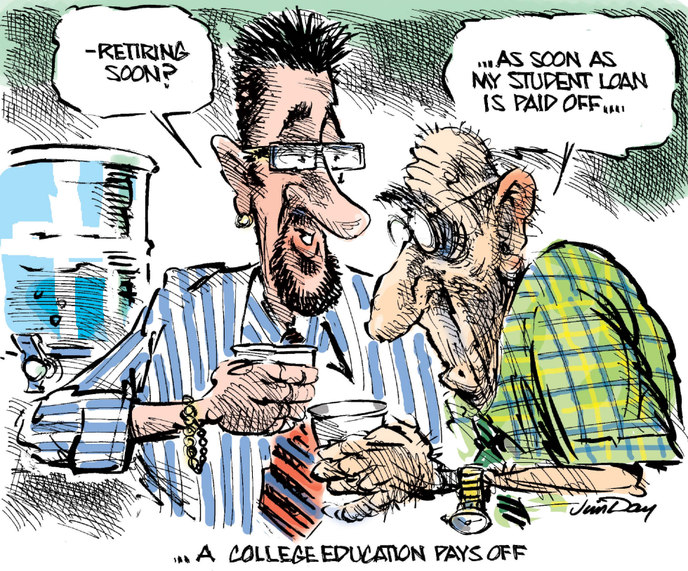 A college education pays off - COLOR