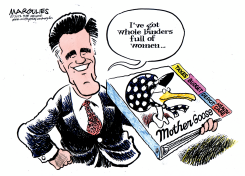 ROMNEY BINDER FULL OF WOMEN by Jimmy Margulies