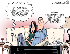 DEBATING JOBS  by Jeff Parker