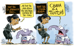 LIBYA AND FOX NEWS  by Daryl Cagle