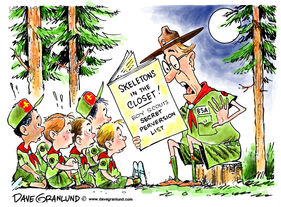  BOY SCOUTS ABUSE LIST by Dave Granlund