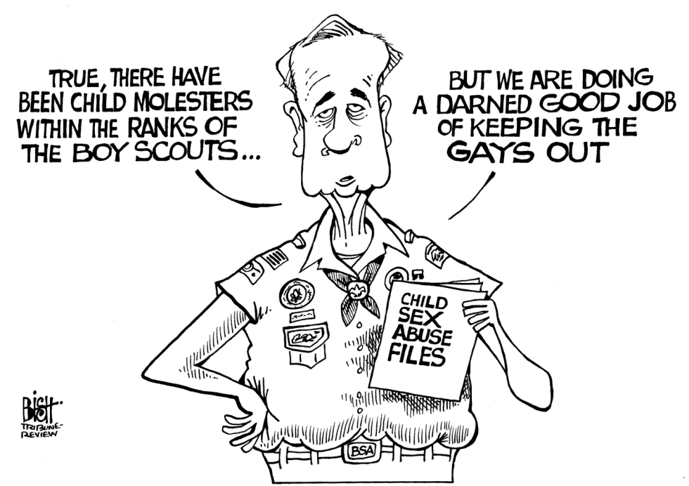 BOY SCOUTS, B/W