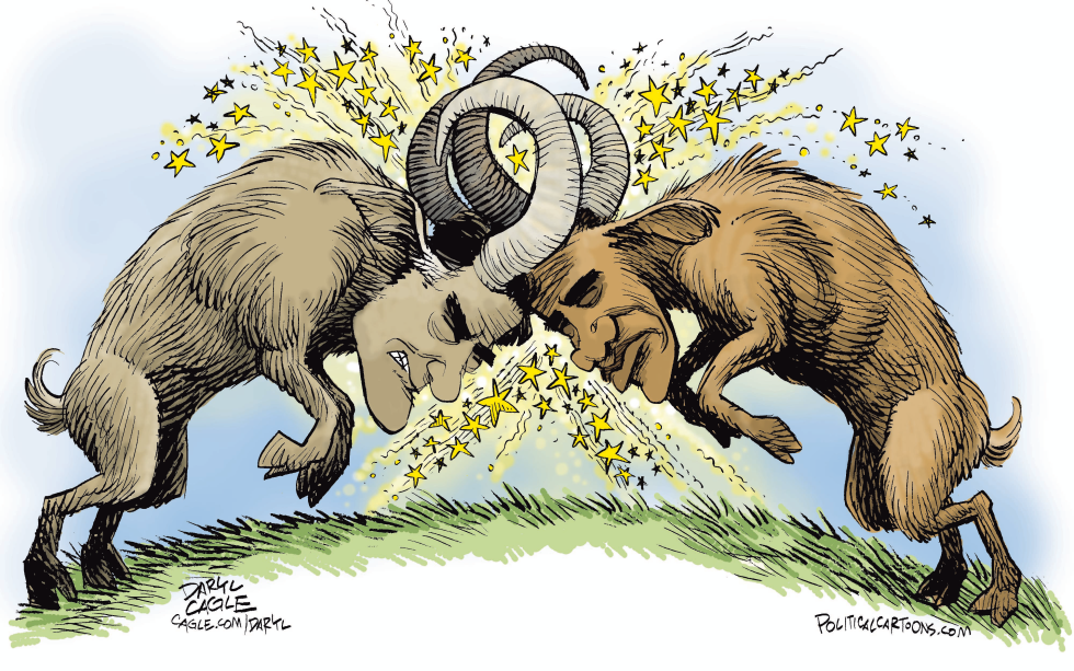  CARNEROS DE DEBATE by Daryl Cagle