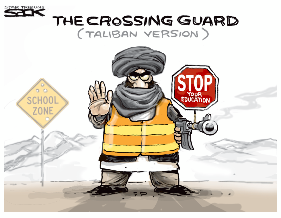 Taliban Crossing Guard