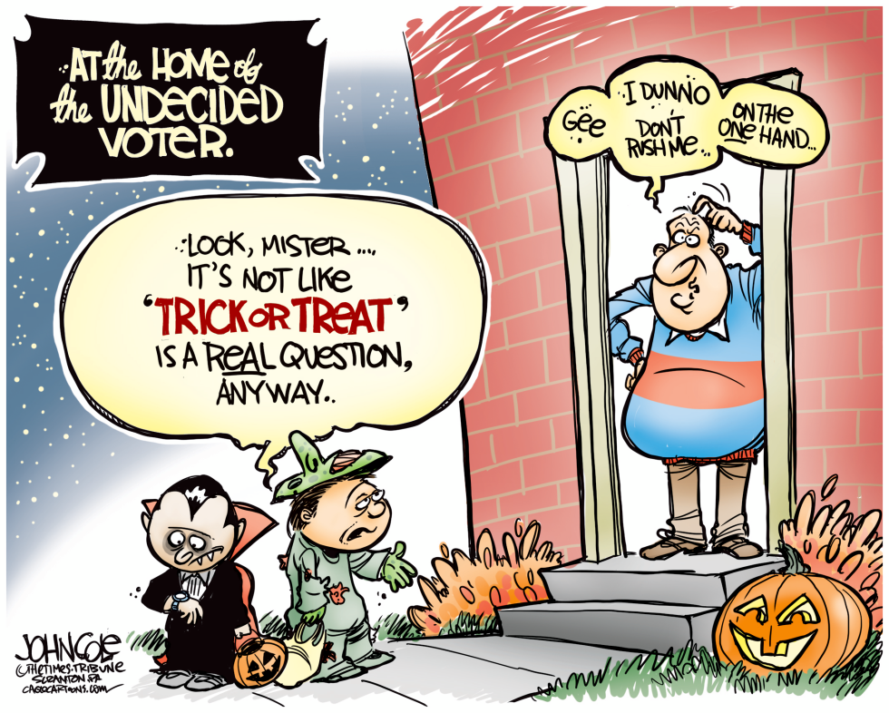  UNDECIDED VOTER HALLOWEEN by John Cole