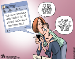 DEBATE TWEET WITHDRAWALS  by Jeff Parker