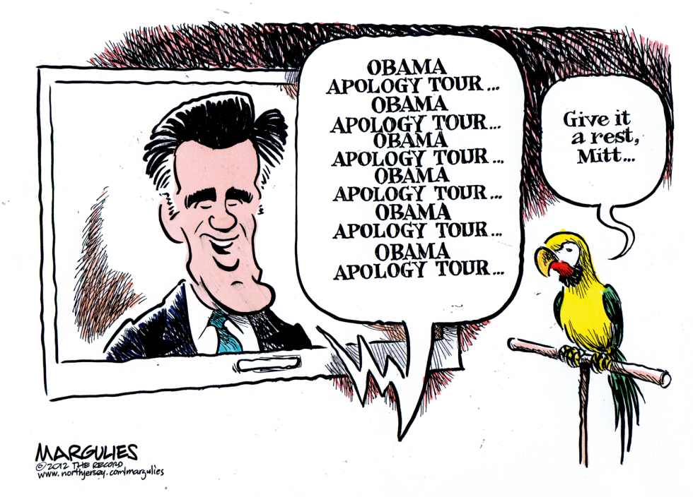 Romney sound bite color