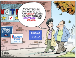 THE UNDECIDED VOTER  by Christopher Weyant