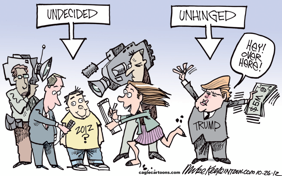  UNDECIDED by Mike Keefe