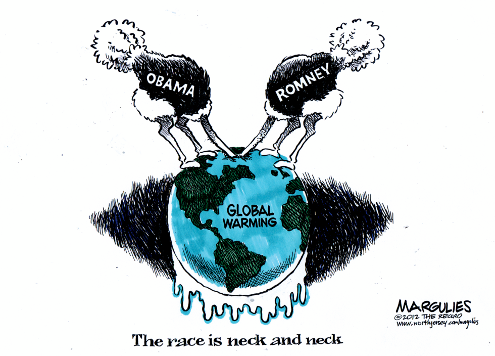 The race is neck and neck