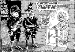 VOTER FRAUD SQUAD by Monte Wolverton