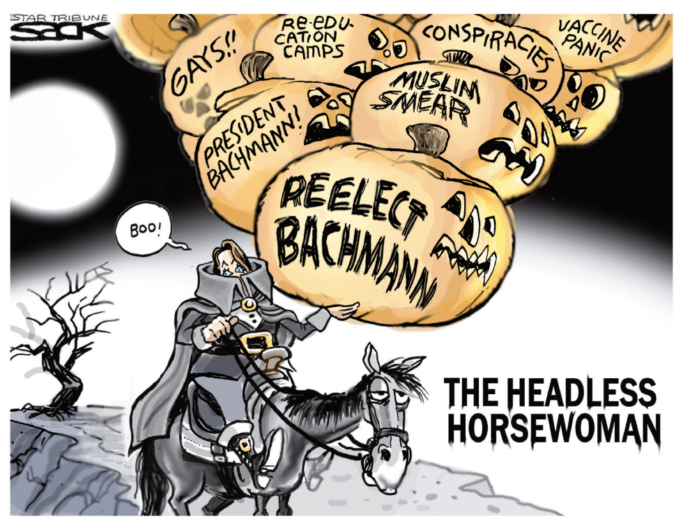  THE HEADLESS HORSEWOMAN by Steve Sack