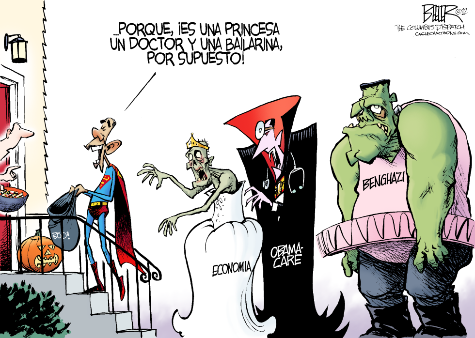  DISFRACES DE HALLOWEEN by Nate Beeler