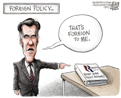 ROMNEY'S FOREIGN POLICY by Adam Zyglis