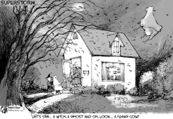 SUPERSTORM HALLOWEEN by Cam Cardow