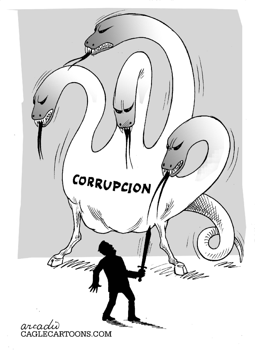 El monstruo de la corrupción