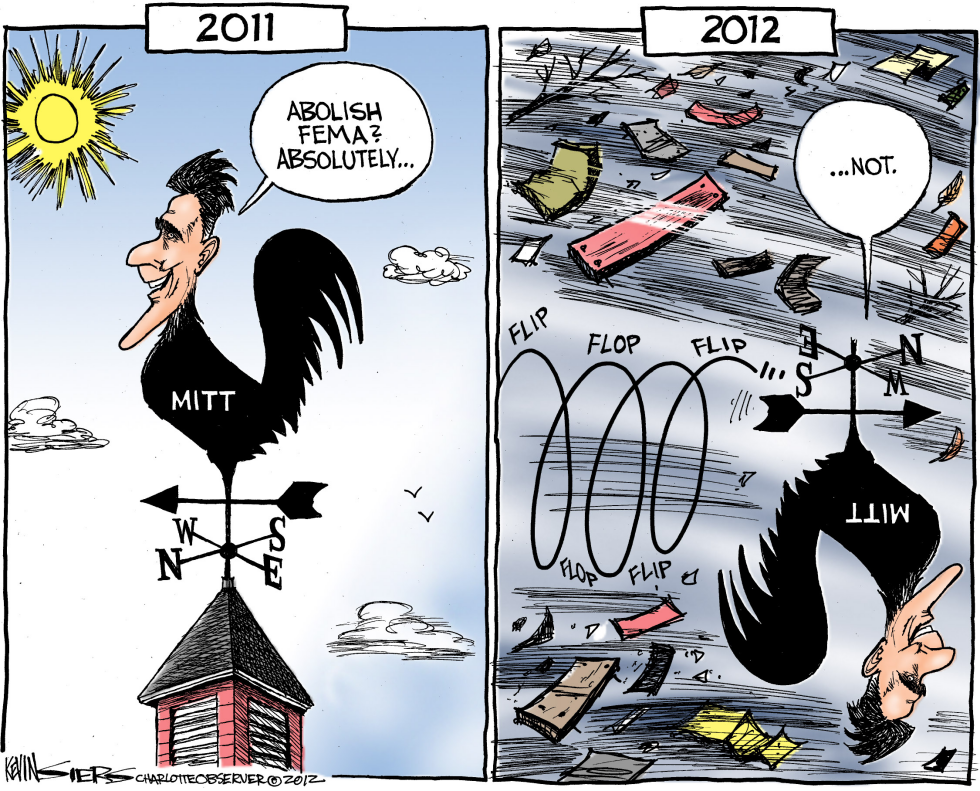 Romney shifts stance on FEMA after Hurricane Sandy strikes