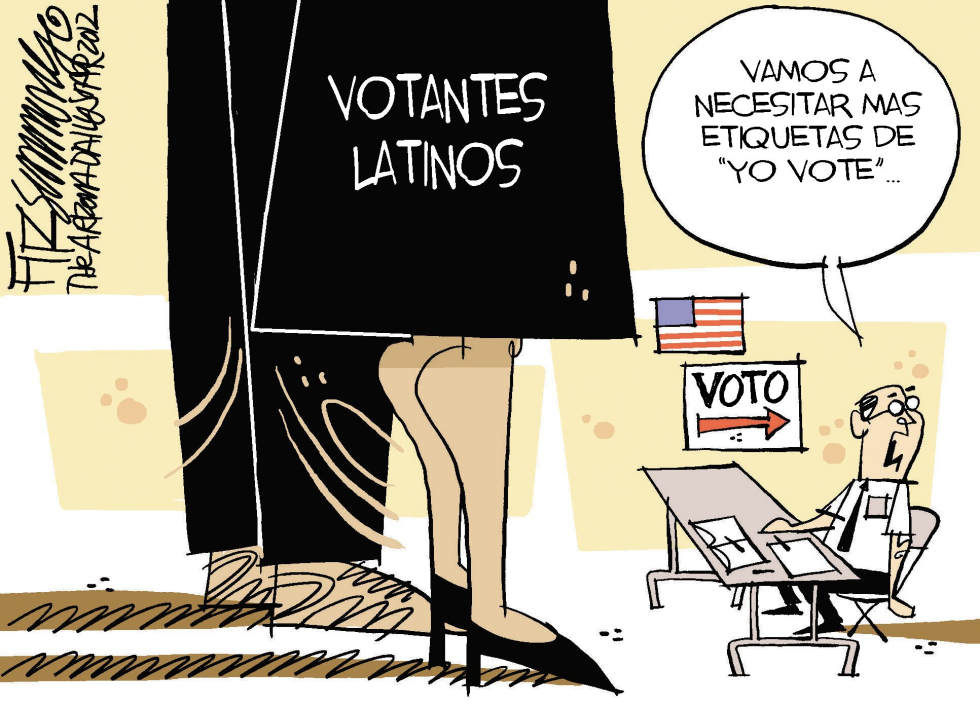  VOTO LATINO by David Fitzsimmons