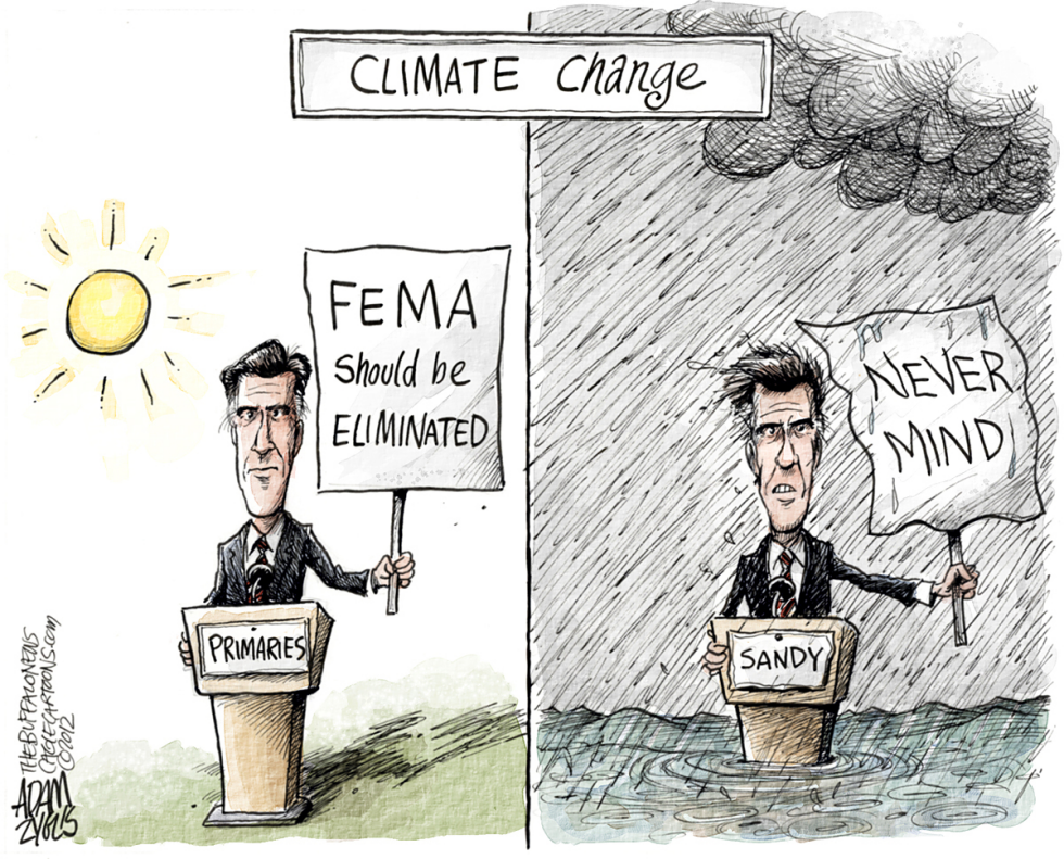 Romney Reverses FEMA Elimination Call After Sandy Hits