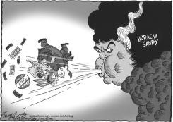 HURACAN SANDY by Bob Englehart