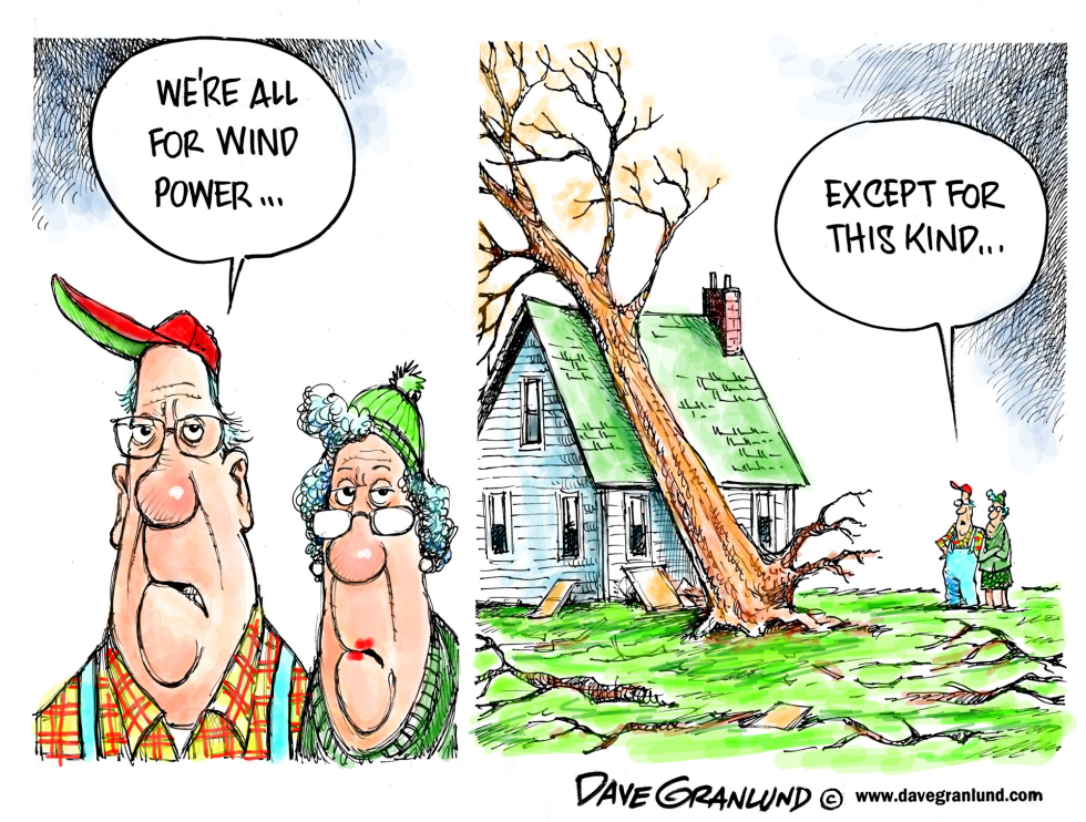  WIND POWER by Dave Granlund