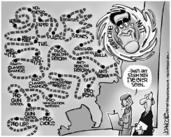 HURRICANE MITT BW by John Cole