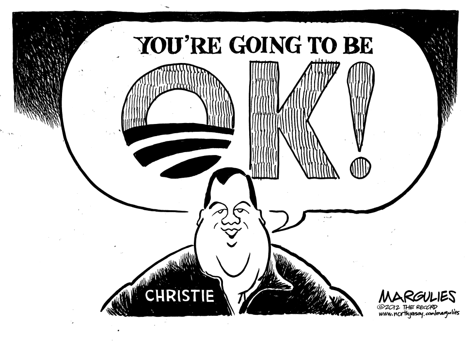 Christie and Obama