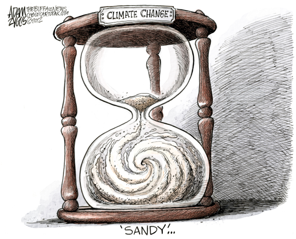  HURRICANE SANDY by Adam Zyglis