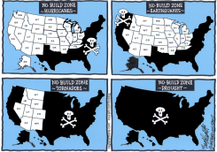 NO-BUILD ZONE  by Bob Englehart