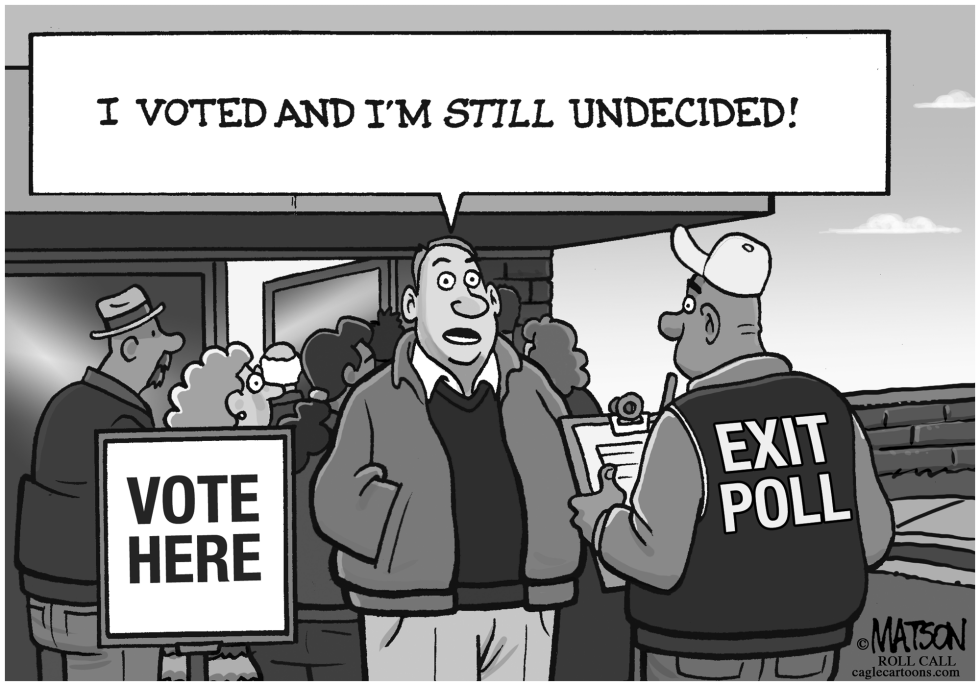  UNDECIDED VOTER IS STILL UNDECIDED AFTER VOTING by RJ Matson