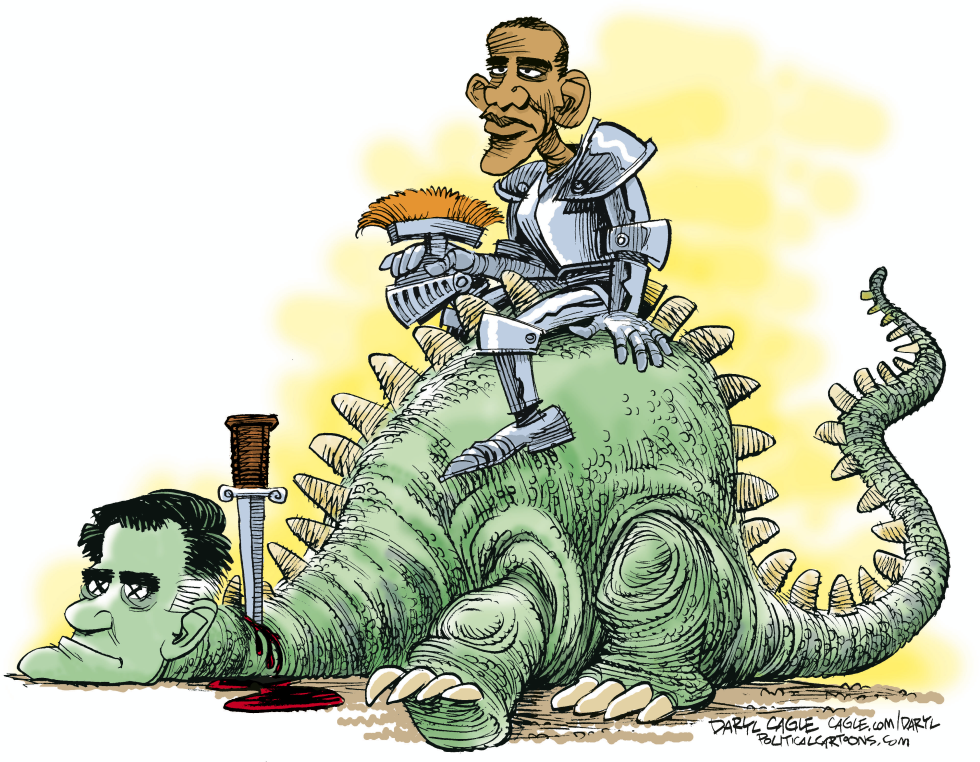  OBAMA WINS by Daryl Cagle