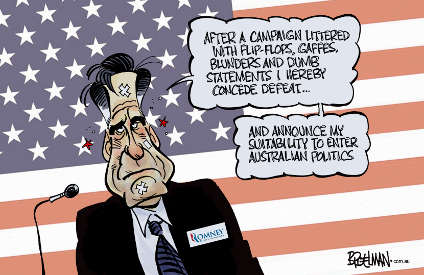 Romney loses Presidential election