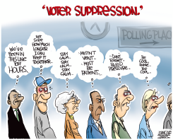 VOTER SUPPRESSION  by John Cole