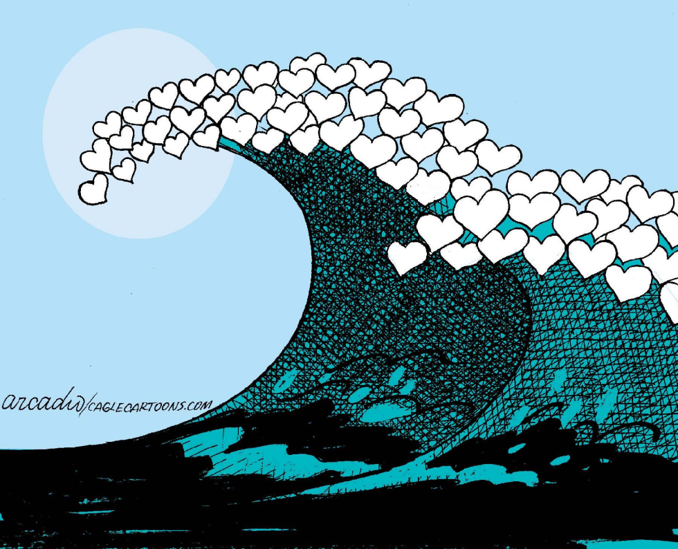 The wave of love COLOR