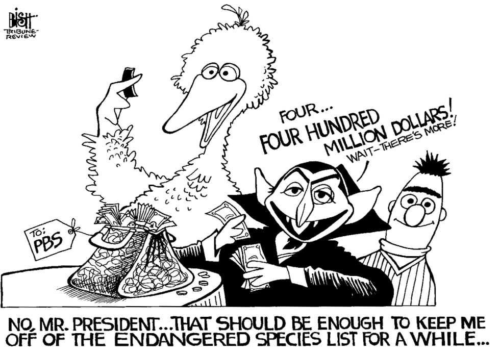 PBS FUNDING, B/W