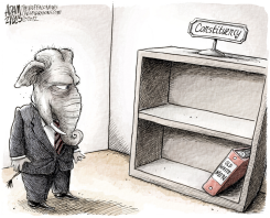 GOP CONSTITUENCY  by Adam Zyglis